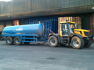 Cesspool emptying at a farm in Norfolk